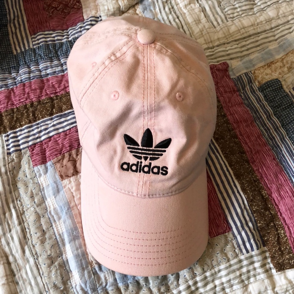 Light pink adidas baseball cap